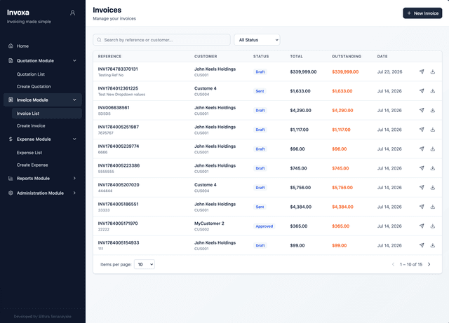 Invoxa - Document Management System